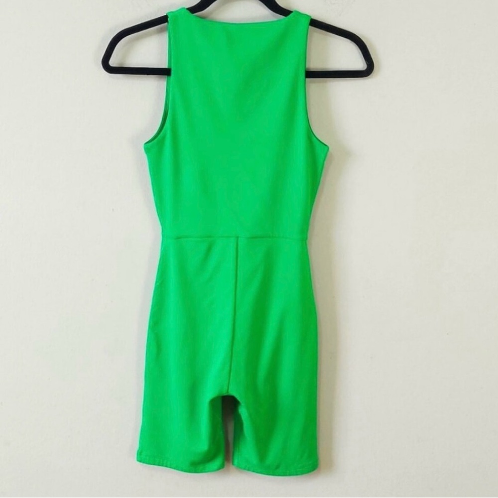 Babaton Green Jumpsuit Sleeveless High Neck